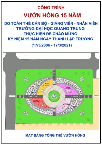 Công trình “ Vườn Hồng 15 năm” 1 Công trình “ Vườn Hồng 15 năm”