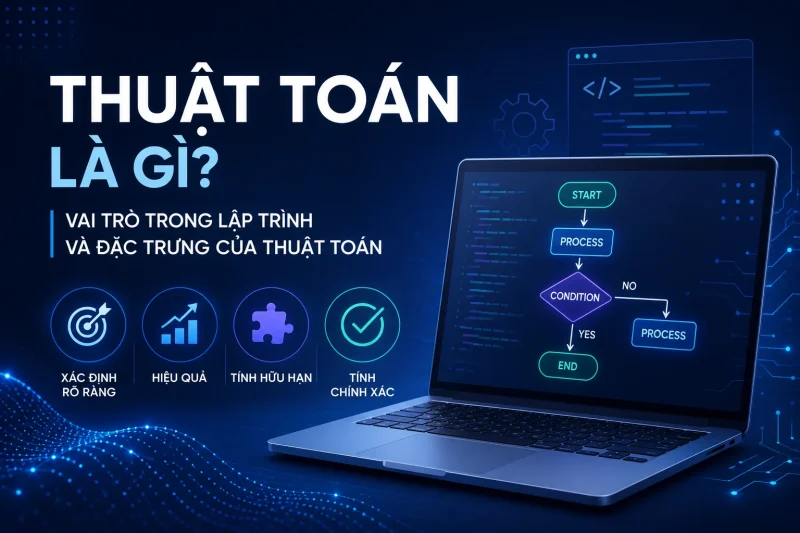 Thuật toán là gì? Vai trò trong lập trình và đặc trưng của thuật toán?