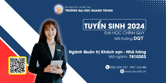 Thông tin tuyển sinh ngành Quản trị Khách sạn - Nhà hàng 2024 1 Tuyển sinh ngành Quản trị Khách sạn - Nhà hàng 2024