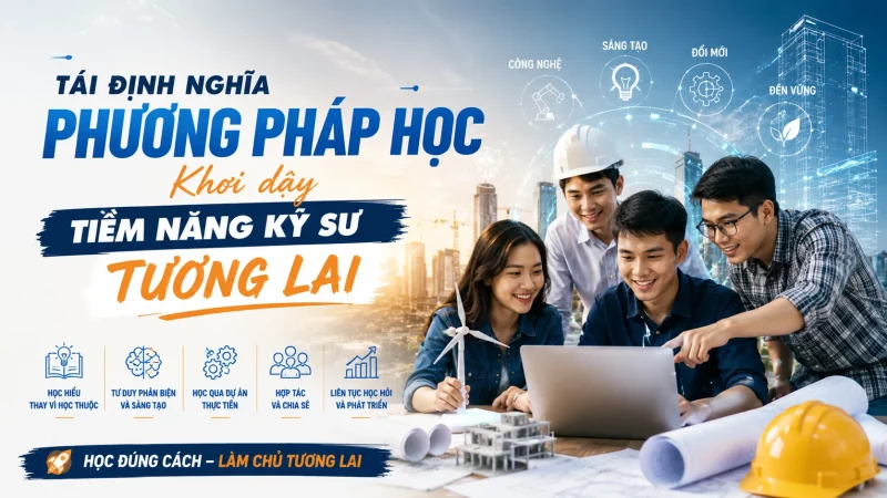 Tái định nghĩa phương pháp học: Khơi dậy tiềm năng kỹ sư tương lai