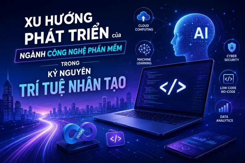 Xu hướng phát triển của ngành Công nghệ phần mềm trong kỷ nguyên Trí tuệ nhân tạo