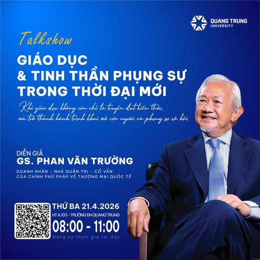 [TALKSHOW] Giáo dục và Tinh thần phụng sự trong thời đại mới