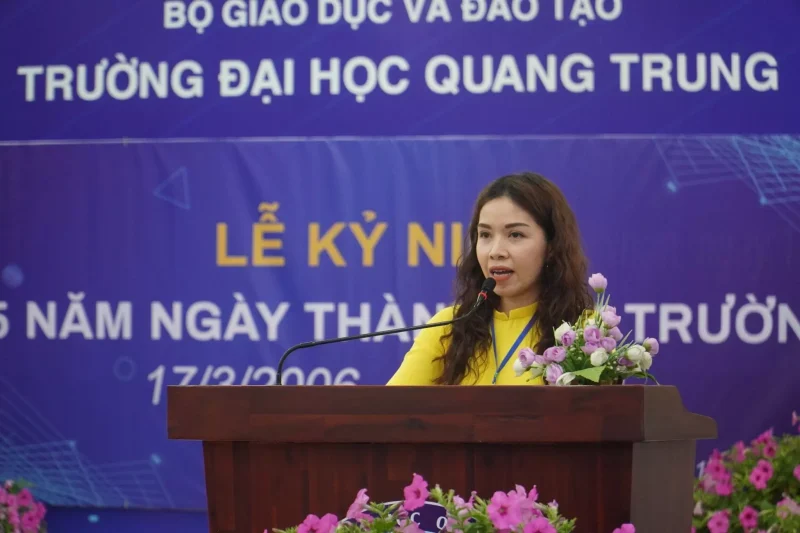 Lễ kỷ niệm 15 năm thành lập Trường Đại học Quang Trung 3 ky niem 15 nam thanh lap truong 3