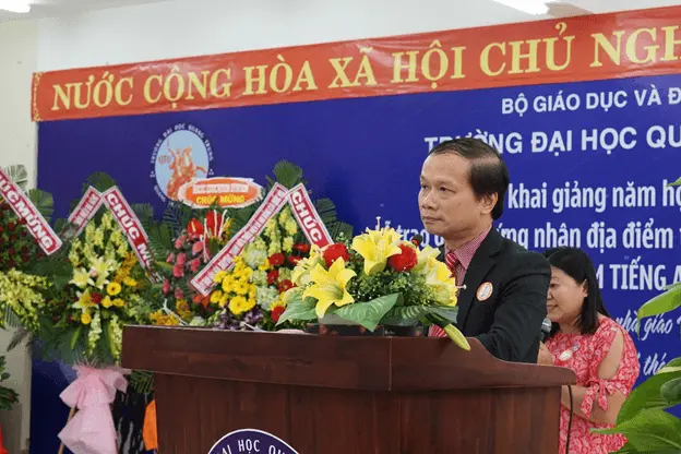 Chuỗi sự kiện chào mừng "Lễ khai giảng năm học 2019-2020", "Lễ công bố trung tâm khảo thí IELTS" và "Lễ ra mắt trung tâm tiếng Anh thiện nguyện" và Chúc mừng ngày nhà giáo Việt Nam 20/11 10 le khai giang 2019 2020 10