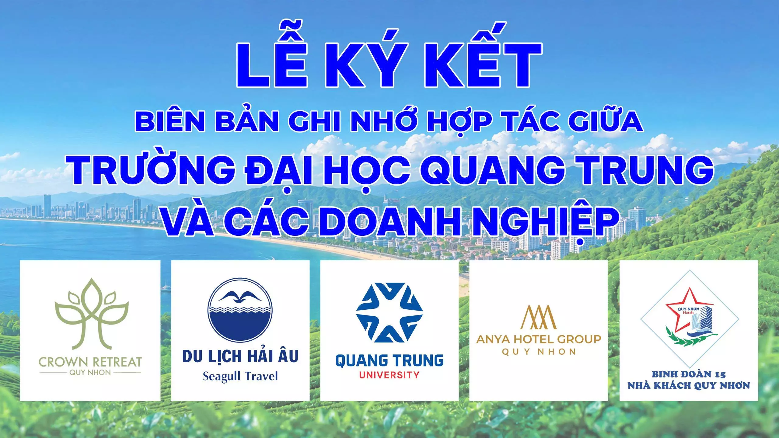 QTU ký kết hợp tác với 5 doanh nghiệp du lịch lữ hành lớn