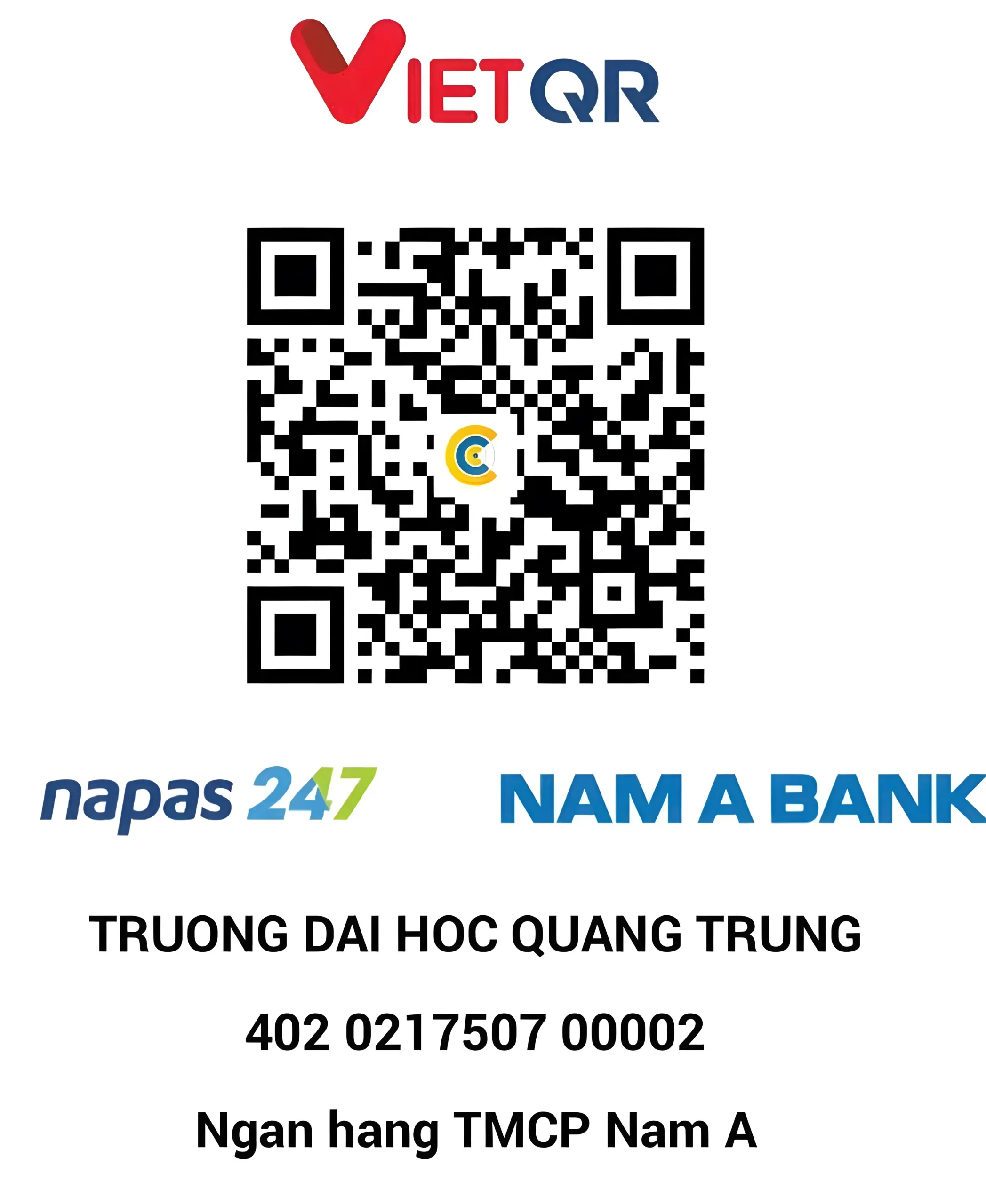 Mã QR Nhập học QTU