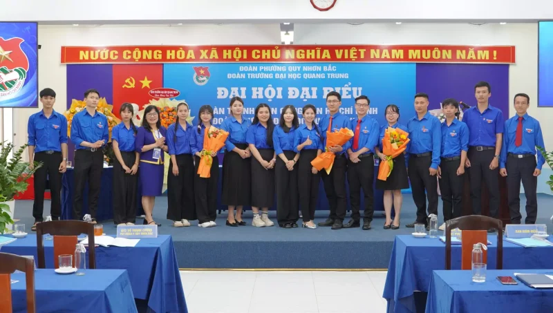 Đại hội Đại biểu Đoàn Trường Đại học Quang Trung lần thứ VII, nhiệm kỳ 2025 – 2027 thành công tốt đẹp 3 Đại hội Đoàn trường lần VII, nhiệm kỳ 2025 - 2027
