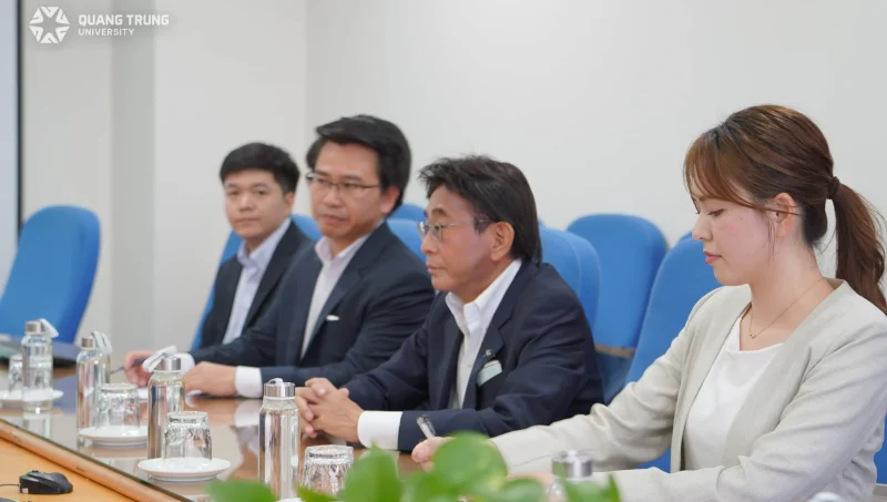 Trường Đại học Quang Trung tiếp đón Tập đoàn Takara – Mở ra cơ hội hợp tác và việc làm tại Nhật Bản cho sinh viên ngành xây dựng 2 Trường Đại học Quang Trung tiếp đón Tập đoàn Takara