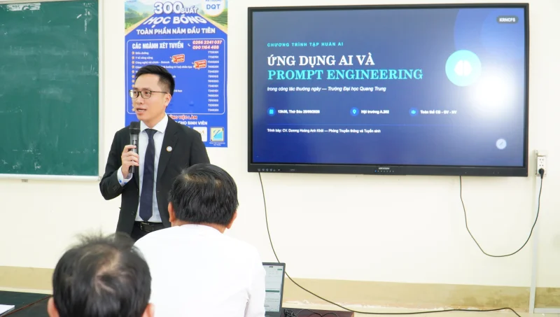 Tập huấn "Ứng dụng AI và Prompt Engineering" nâng cao hiệu suất công việc 1 Ứng dụng AI và Prompt Engineering