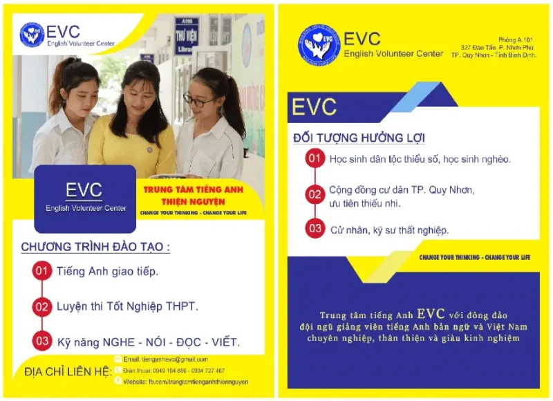 thu ngo mo lop tieng anh thien nguyen