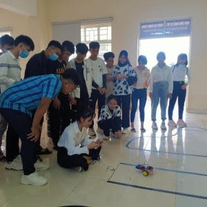 Khoa KHMT&CNTT chào đón các bạn học sinh về tham dự ngày Hội hướng nghiệp Thanh niên 3 h3