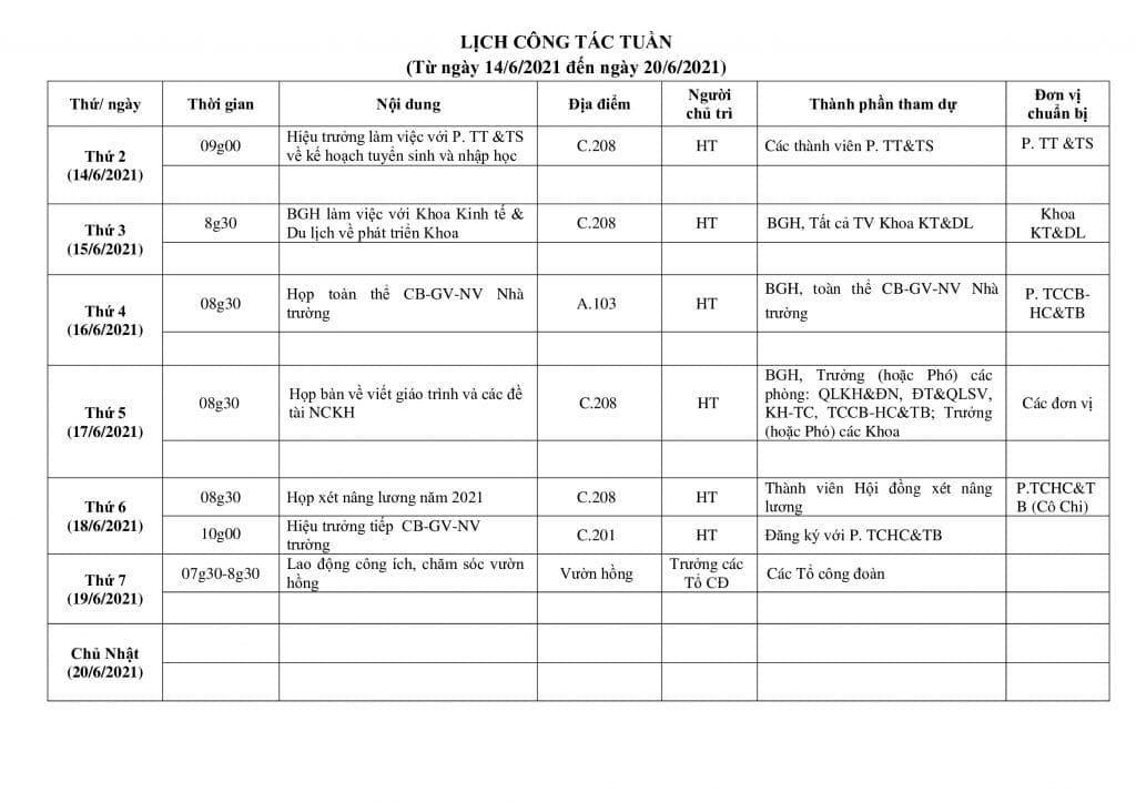 Lịch công tác tuần từ ngày 14/6/2021 đến 20/6/2021 3 Lich cong tac tuan tu ngay 14.6.2021 den ngay 20.6.2021