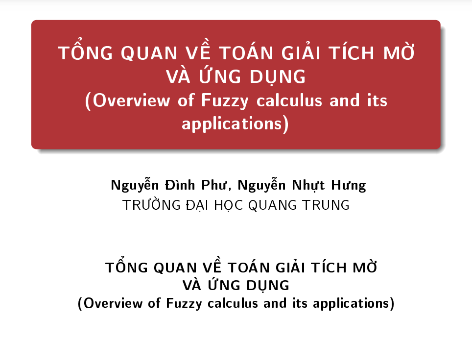 PGS.TS. Nguyễn Đình Phư báo cáo tại Seminar khoa học do Viện khoa học tính toán (INCOS) tổ chức