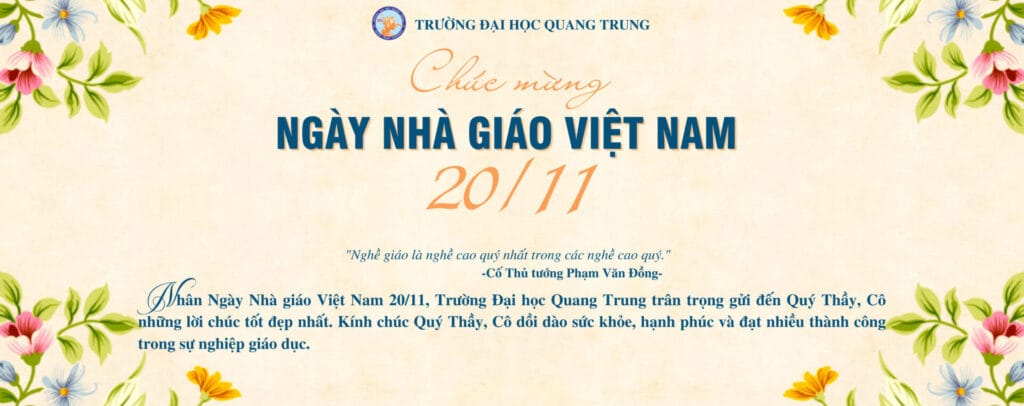 Thiep chuc mung gui cac truong