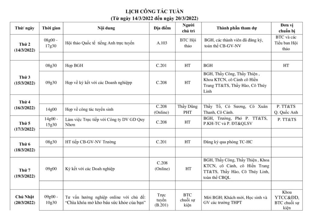 Lich cong tac tuan tu ngay 14.3.2022 den ngay 20.3.2022 1