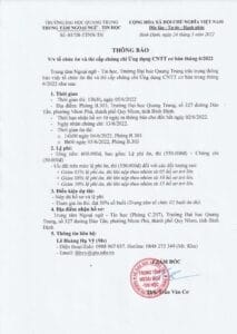 Thong bao thi CCCNTT thang 062022