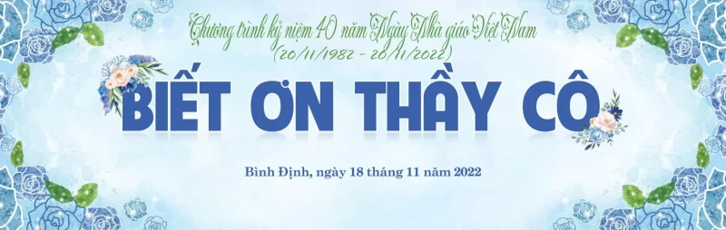 Chương trình kỷ niệm 40 năm Ngày Nhà giáo Việt Nam “Biết ơn thầy cô”