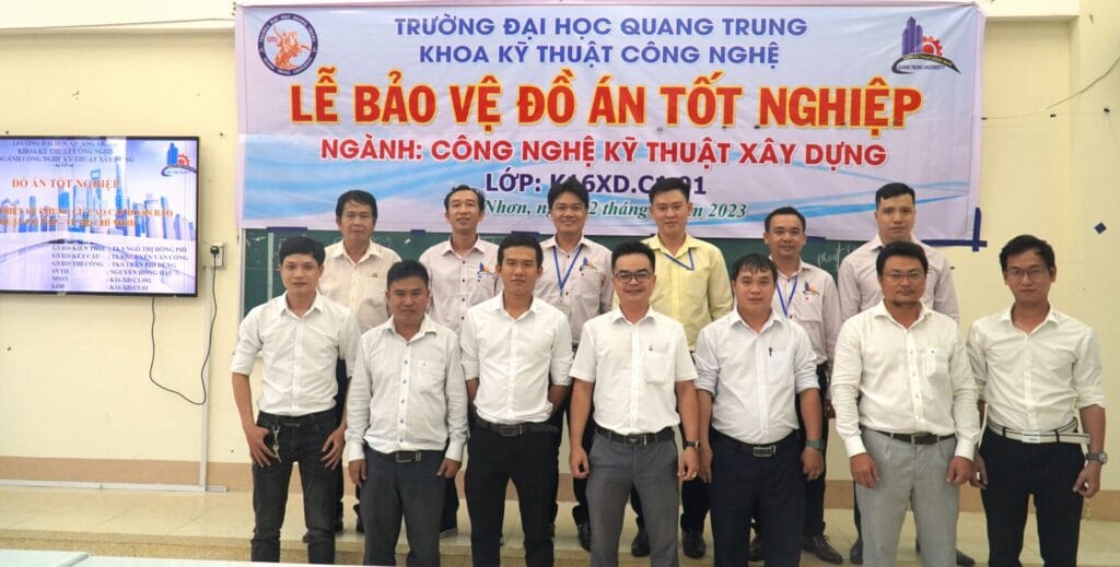 Khoa Kỹ thuật Công nghệ tổ chức thành công Lễ Bảo vệ đồ án tốt nghiệp cho sinh viên Khóa 16 11 TRG01732