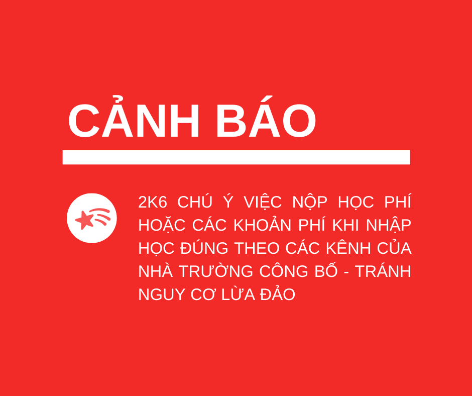 Cảnh báo lừa đảo học phí tân sinh viên 2k6
