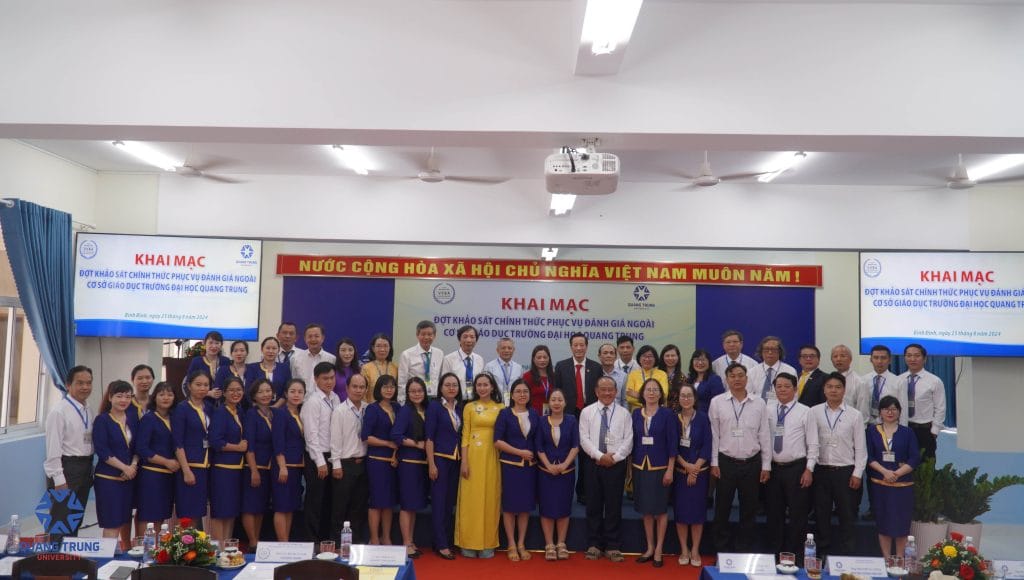 Khai mạc đợt khảo sát chính thức đánh giá ngoài cơ sở giáo dục Trường Đại học Quang Trung 4 khai mạc, đánh giá ngoài, cơ sở giáo dục, Trường Đại học Quang Trung, đợt chính thức