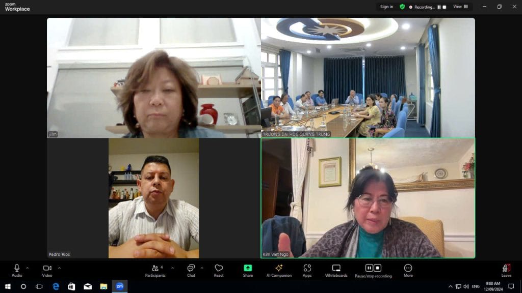 UoNA, University of North America, Trường ĐH Quang Trung, Công nghệ thông tin, hợp tác quốc tế