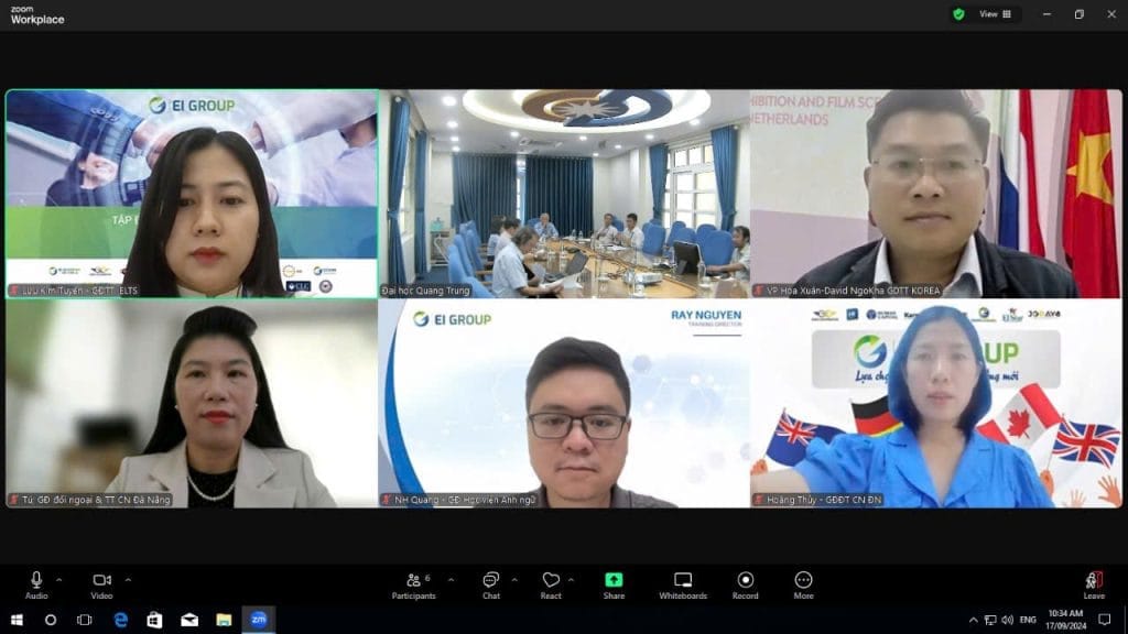 EI Group, QTU, hợp tác, Trường ĐH Quang Trung