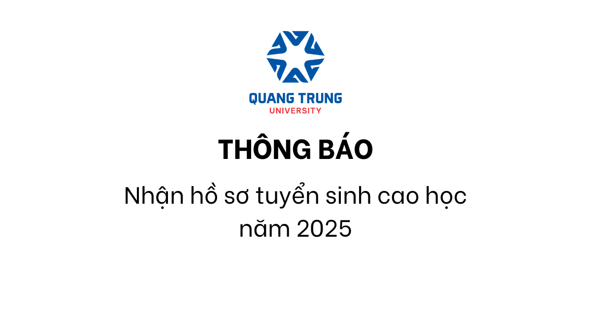 Tb Nhận Hồ Sơ Tuyển Sinh Cao Học Năm 2025