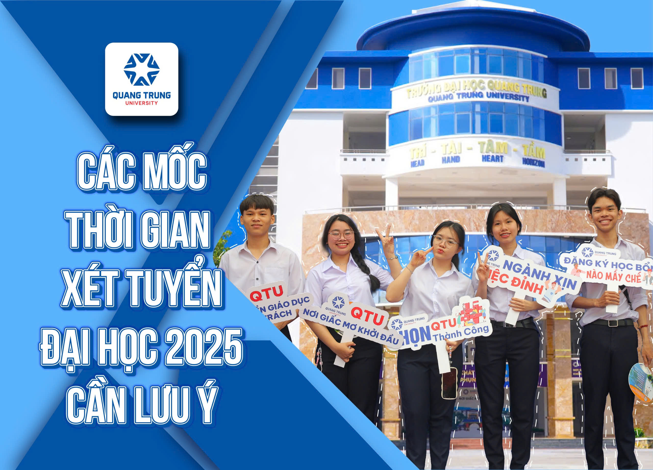 Mốc Thời Gian Xét Tuyển 2025