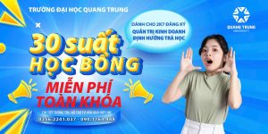 30 Suất Học Bổng Miễn Phí Toàn Khóa 2k7