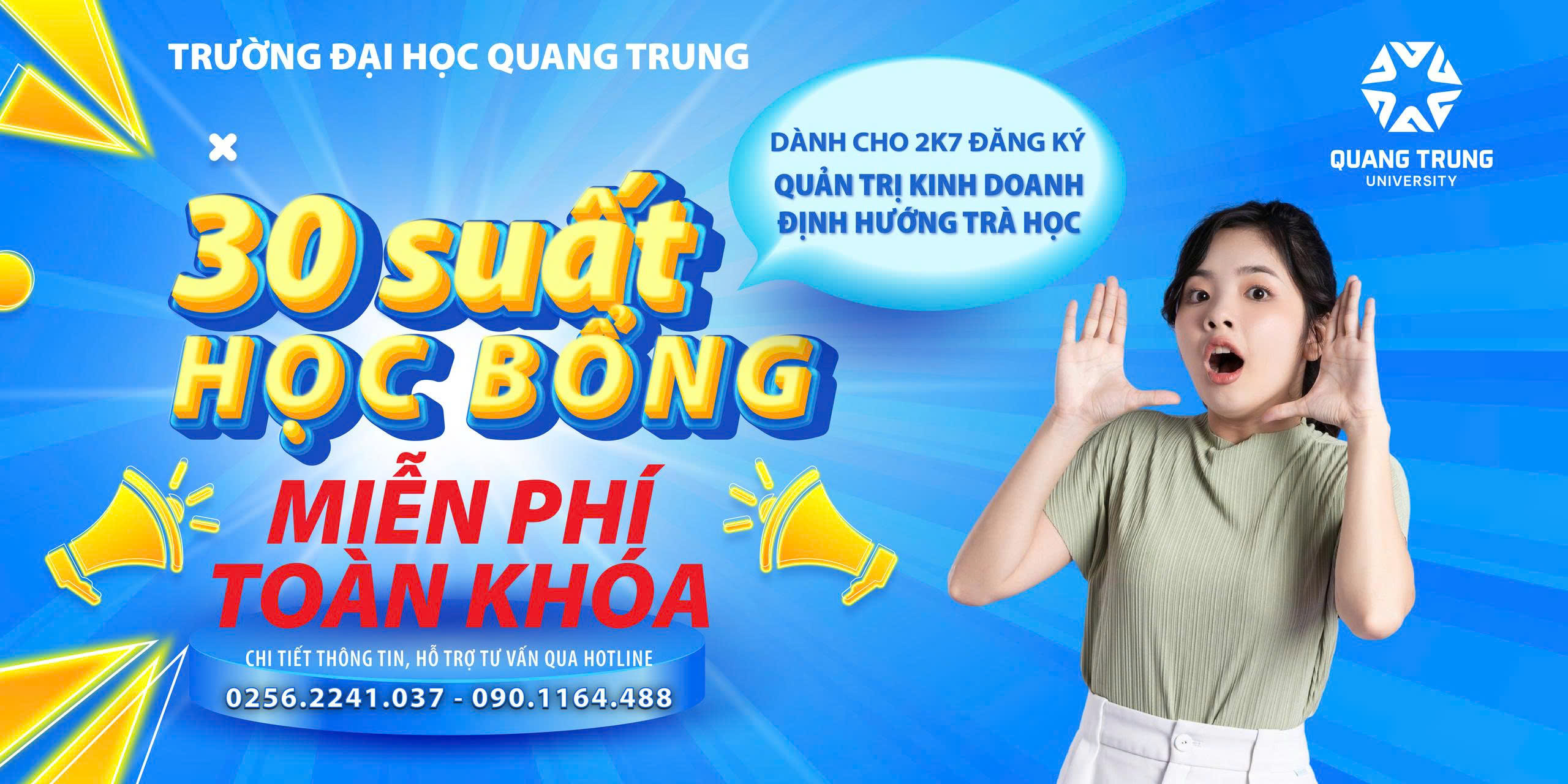 30 Suất Học Bổng Miễn Phí Toàn Khóa 2k7