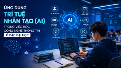 Ứng dụng Trí tuệ nhân tạo (AI) trong việc học công nghệ thông tin ở bậc đại học