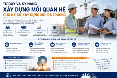 Tin tức - Sự kiện 97 Tư duy và kỹ năng xây dựng mối quan hệ cho kỹ sư xây dựng mới ra trường