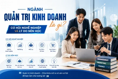 Ngành quản trị kinh doanh là gì? Cơ hội nghề nghiệp và lý do nên học
