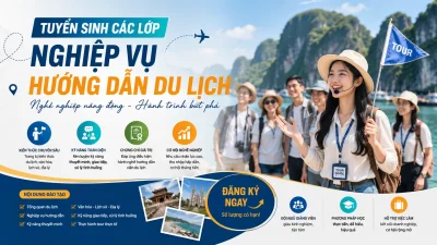 Tuyển sinh các lớp Nghiệp vụ hướng dẫn du lịch