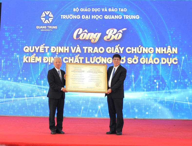 Bốn chương trình đào tạo Trường đại học Quang Trung đạt chuẩn chất lượng đào tạo 55 8438db253bd2b18ce8c3