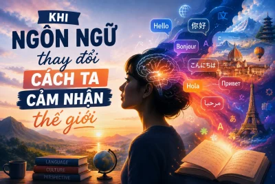 Tin tức - Sự kiện 38 Khi ngôn ngữ thay đổi cách ta cảm nhận thế giới