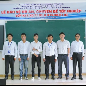 Tin tức - Sự kiện 81 Lễ Bảo vệ đồ án, chuyên đề tốt nghiệp ngành Công nghệ kỹ thuật xây dựng