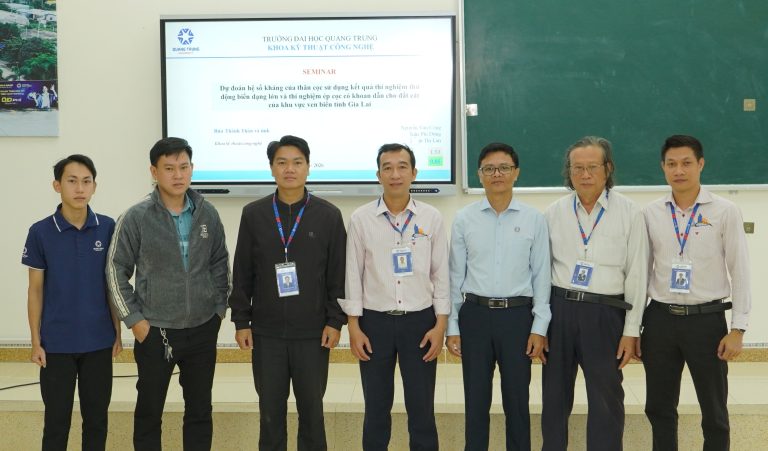 Seminar khoa học về dự đoán hệ số kháng thân cọc cho khu vực ven biển Gia Lai