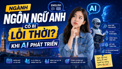 Tin tức - Sự kiện 32 Ngành Ngôn ngữ Anh có bị lỗi thời khi AI phát triển?