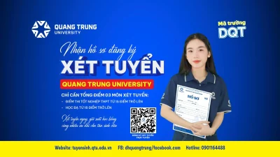 Tin tức - Sự kiện 147 Hướng dẫn hồ sơ xét tuyển Trường Đại học Quang Trung năm 2026 (Mã trường: DQT)