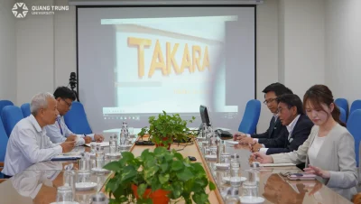 Tin tức - Sự kiện 87 Trường Đại học Quang Trung tiếp đón Tập đoàn Takara