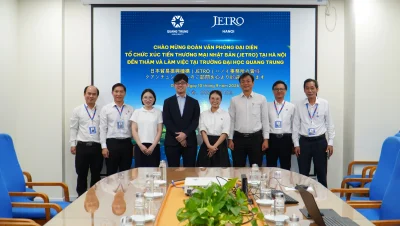 Làm việc với Tổ chức Xúc tiến thương mại Nhật Bản JETRO