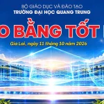 Trường Đại học Quang Trung tổ chức Lễ trao bằng tốt nghiệp tháng 10/2026